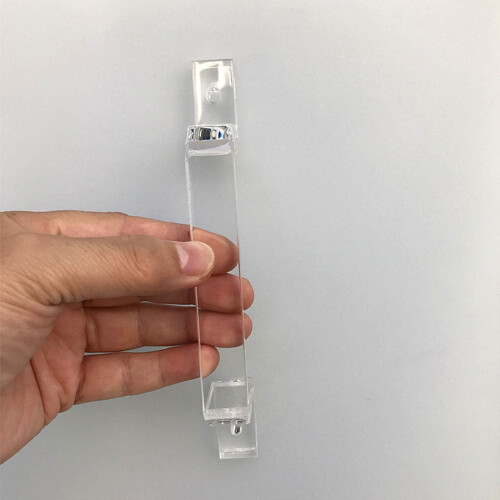 Maniglie in plastica trasparente per armadietti, 5 o 10 pezzi 2