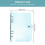 Blue PVC Notebook Protector Smooth Surface 1 Piece 2