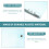Blue PVC Notebook Protector Smooth Surface 1 Piece 5