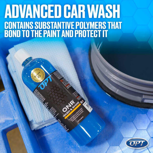 Optimum no rinse car wash, 236 ml. 1