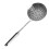 Colander, Large Mesh Strainer, Durable Long Handle, Draining Pasta Vegetables, Home Cooks 2