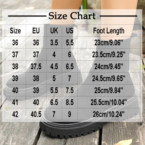 Botas femininas casuais de cano curto com salto grosso, bico quadrado e cor sólida, tamanho 6,5 (EUA) / 9,45 polegadas, em material flocado. 2