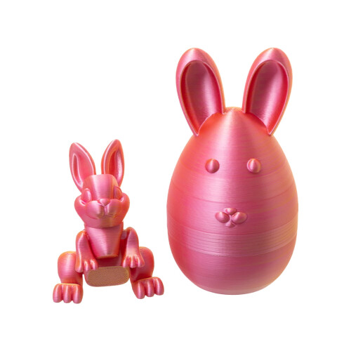 3D Printed Animal Surprise Eggs with Bunny Design 1