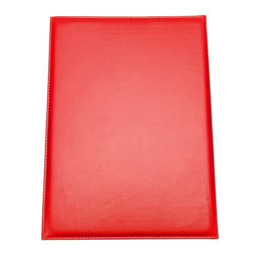Husă de protecție din piele A4Leather pentru dosar de certificat (roșu) 2