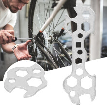 Cycling Stainless Steel Flat Wrench MultiPurpose Bike Tool 8.0 inch