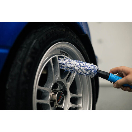 Barrel Blade - Microfiber Wheel Brush - Flat Head, Removable Cover, Firm and Bendable 2