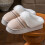 Γυναικείες παντόφλες Fuzzy Slip-On με χειμερινή χοντρή σόλα και αντιολισθητικές ραφές 5