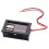 Dobbeltporte 2.4A USB-biloplader Digital LED-voltmeter Spændingsmåler 3