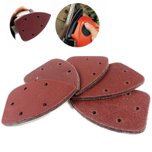 Sandpaper Triangle Discs 140 x 90 mm 5-Hole 10 pcs 2