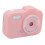1080P HD Digital Camera 2" IPS Screen Pink Compact Camera with 8X Zoom 5