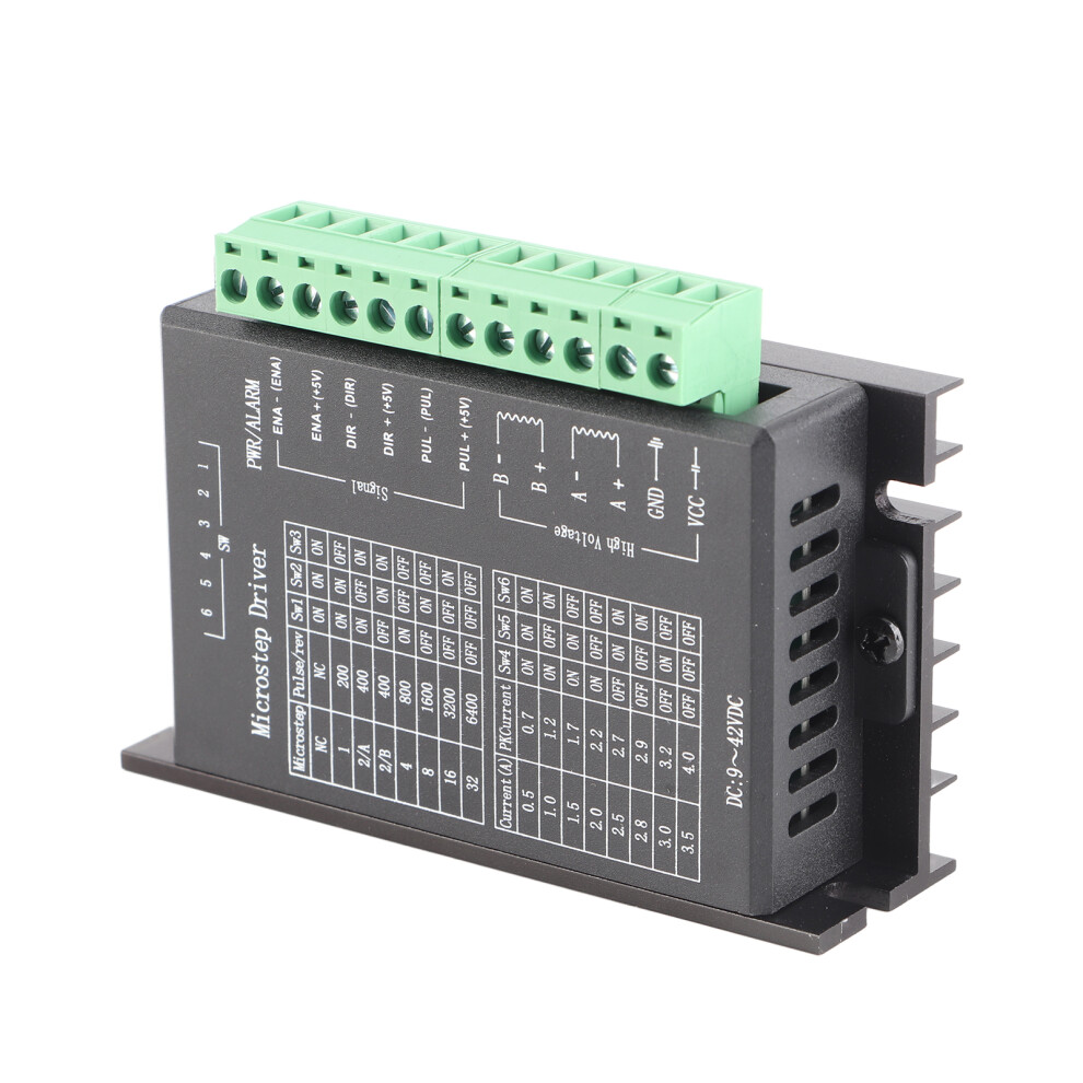 Tb6600 Cnc Stepper Driver 4.0A 32 Subdivision 42V For Milling And Engraving 7681391979606