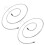 Cintre spiralé en acier inoxydable (2 pièces) 3