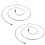 Cintre spiralé en acier inoxydable (2 pièces) 6