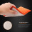 SPTA Microfibre disc Sponge, Orange, M 4