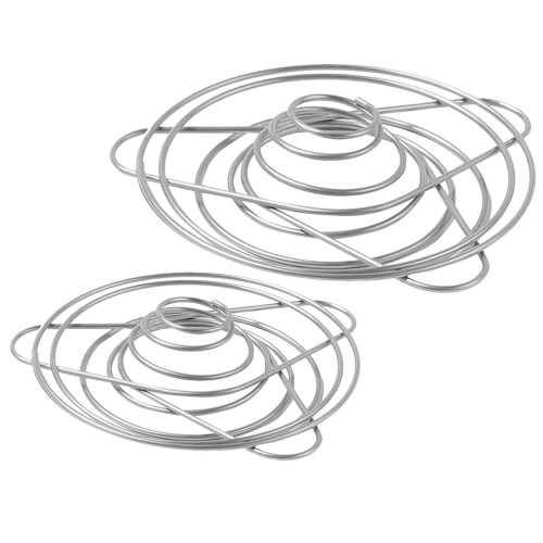 NICEXMAS 2Pcs Compact Foldable Stainless Steel Coffee Dripper Travel Coffee Filter 2