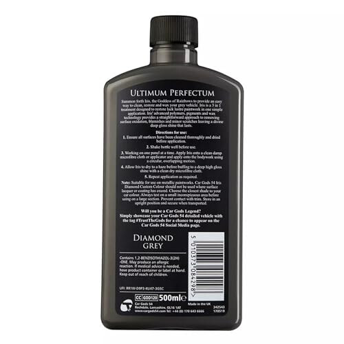 Car Gods Iris Diamond Custom Colour, Grey, 500 ml 1