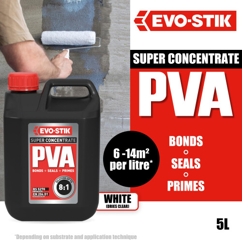 Super Concentrate PVA 5L - Professional Performance - Bonds, Seals and Primes 1