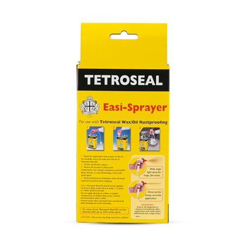 Tetroseal WaxOil Car Rustproof Rust Proof Applicator Sprayer 0.15 White 1