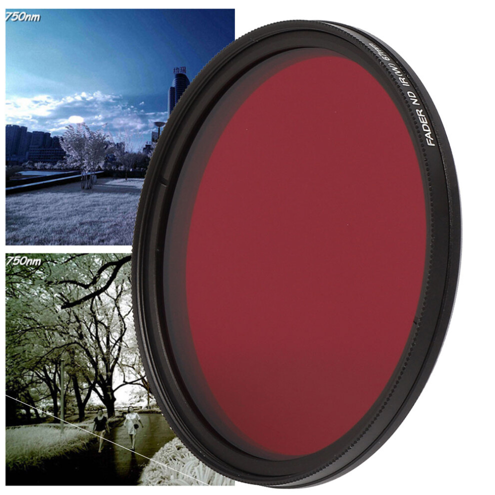 Adjustable Infrared Filter 67Mm For Ir Photography 530Nm-750Nm 3271391981019
