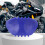 Motorcycle Rim Lock Blue Metal Tire Protection 5