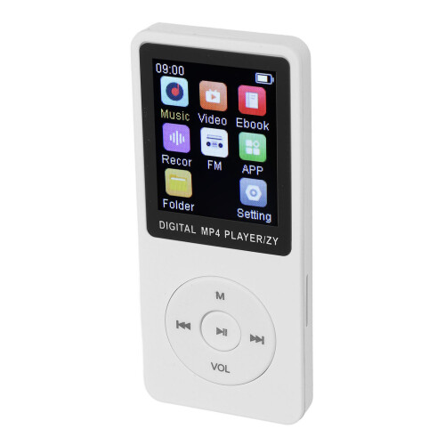 Bluetooth MP3 Player 1.8" Screen, 64GB Support, White 2