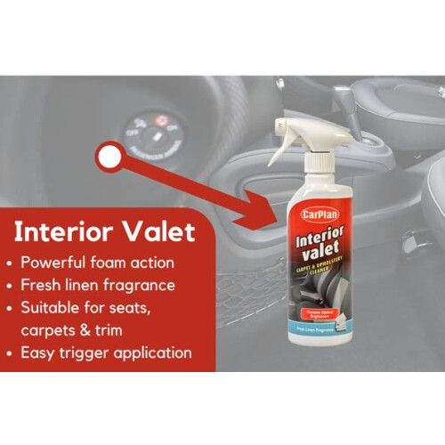 CarPlan CarPlan Interior Valet Carpet & Upholstery Cleaner, 600 ml 1