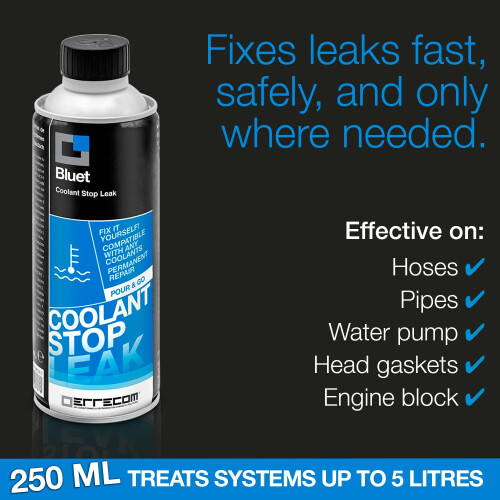 ERRECOM Bluet, Car Radiator Stop Leak, 250 mL bottle 2
