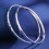 Örhängen i sterlingsilver med rombform, 45 mm 2