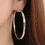 Örhängen i sterlingsilver med rombform, 45 mm 4