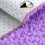 Purple Soft Shaggy Area Rug Rectangular 31 x 63 Inches 2