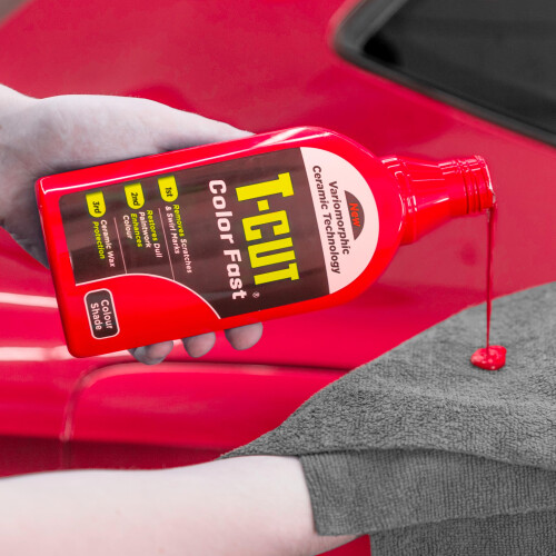 T-Cut Colour Fast 3-in-1 Paintwork Renovator, Light Red, 500ml 2