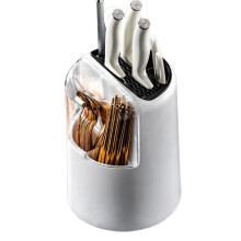Kitchen Rotating Rack Shelf Storage Box Household Countertop Multifunction Chopsticks Tube Kitchen Rack