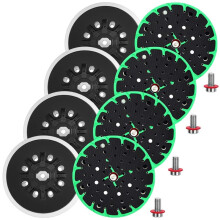 4er-Pack Schleifscheiben, 15 cm Schleifscheibe, Kompatibel mit Schleifmaschinen 202460, 48-Loch-Scheibe, Kompatibel mit ETS EQ 150 Soft