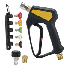 Hochdruckpistole mit Drehbarem Abzug, M22-Einlass (14 mm), 4500 PSI, mit 3/8"-Schnellanschluss