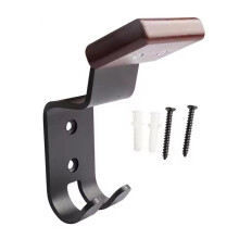 Wall-Mounted Helmet Hook Rack Steel Storage Holder for Coats and Caps Display Hanger Stand
