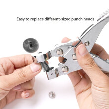 7 Size 2-5mm Leather Hole Punch Heavy Duty Leather Belt Hand Hole Puncher Belt Hole Puncher for Leather