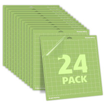 Lot de 24 Tapis de Découpe à Adhérence Standard de 30,5 X 30,5 cm pour , Compatibles avec Plusieurs Modèles