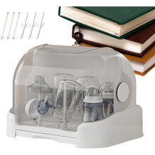 Baby Bottle Organizer, Covered Storage Box for Bottles - Dustproof Container for Breast Milk and Kitchen,Bathroom