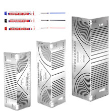3Pack Angle and Arc Marking Tool Metal Scribe Tool, Arc Dual-Purpose Scriber Metal Marking Tool for Pipe Tube Bending