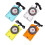 4 Pcs Outdoor Compass with Adjustable Declination,Magnifier,Ruler,Scale. Multifunctional Orienteering Waterproof Compass for Map Reading, Navigation, 2