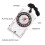 4 Pcs Outdoor Compass with Adjustable Declination,Magnifier,Ruler,Scale. Multifunctional Orienteering Waterproof Compass for Map Reading, Navigation, 4