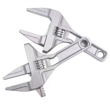 Bathroom Wrench Universal Wrench Opening and Toothed Anti-Skid Dual-Purpo for Maintaining Bathroom Facilitie