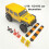 3Pcs 1:18 Simulation Deceleration Belt/Speed Bump/Speed Hump Scene Accessories 1/18 Car Model Underground Parking 3