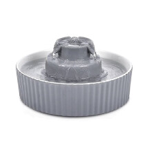 Ciotola per Gatti In Ceramica da 2,1 L, Fontana per Gatti con Filtro A Carbone Attivo, Distributore Automatico di Acqua per Gatti e Cani