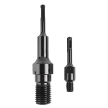 SDS Kernbohrer-Adapterset, 1 Stück 1-1/4"-7 UNC Außengewinde auf SDS & 1 Stück 5/8"-11 Außengewinde auf SDS