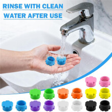 Paquete de 16 Tapones Protectores para Viales de Vidrio de 5 A 100 Ml, 8 Colores, A Prueba de Fugas, A Prueba de Polvo, Reutilizables