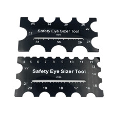 Eyes Sizer Tool 4-32mm Diameter Measuring Ruler Crochet Tool for DIY  Plush Bear Eye Installation Doll Making Kit