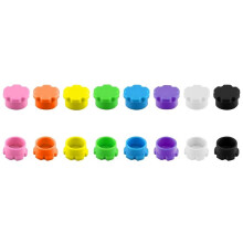 16er-Packung Schutzkappen für Glasfläschchen (5-100 Ml), 8 Farben, Auslaufsicher, Staubdicht, Wiederverwendbar