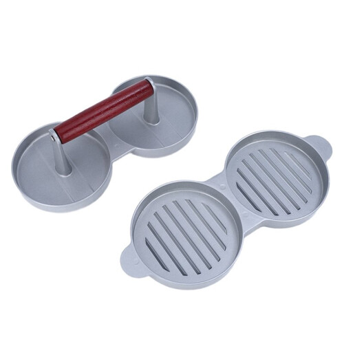 Hamburgerköttpress Rund Hamburgerpress Biffmakare Gör Hamburgerbiffmakare Kit Press Burgerform Utan Papper