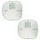 MAX 2 Cat Litter Box Mat Accessories High-Performance Three Prevention Pad is Suitable Cat Toilet 2pc 1